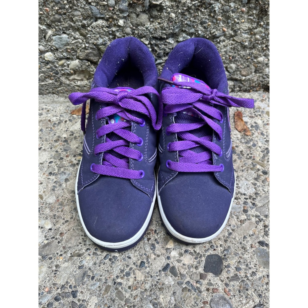 Heelys Kids Purple Skate Shoes Wheeled Sneakers Youth Size 3 771065